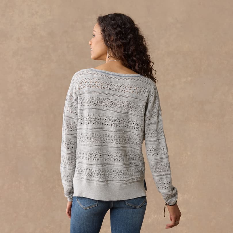 Devon Sweater Henley, Petite View 3