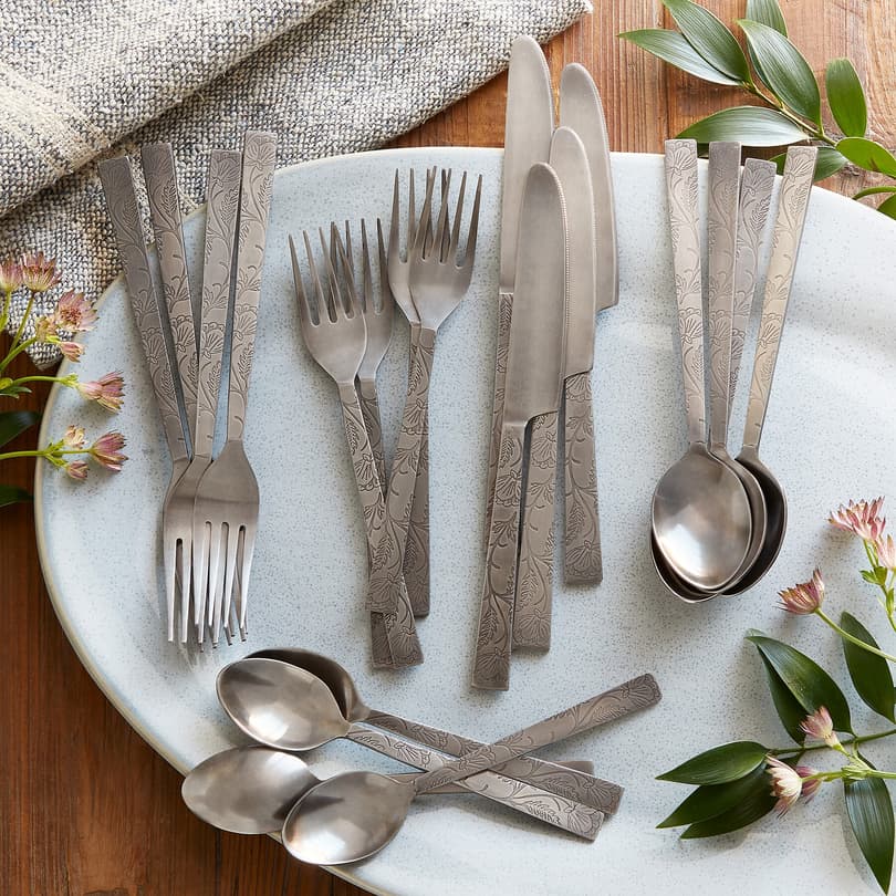 IMARA FLATWARE, 20-PIECE SET view 1