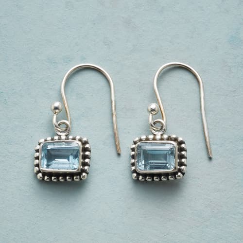 BLOCK OF BLUE EARRINGS view 1