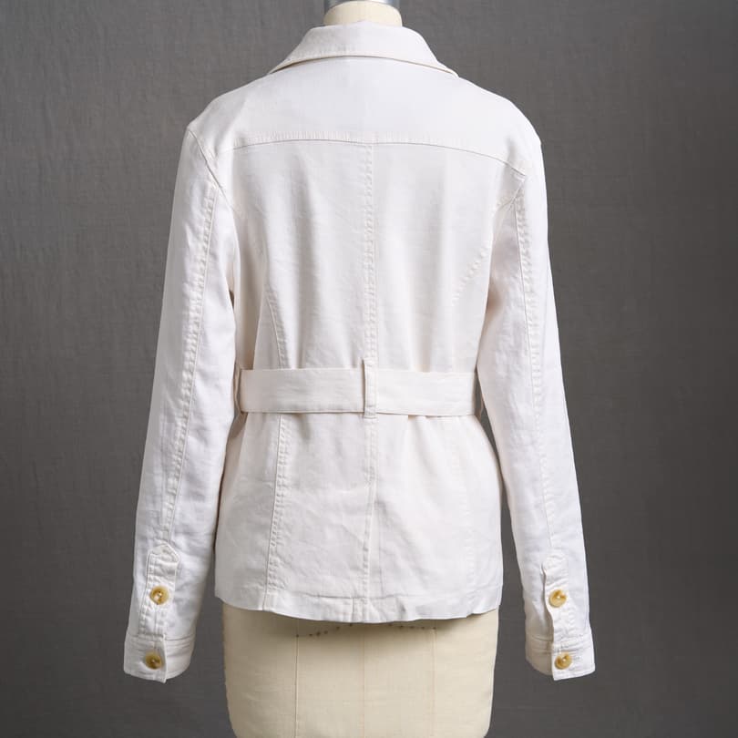 Safari Wonder Linen Jacket, Petite View 5