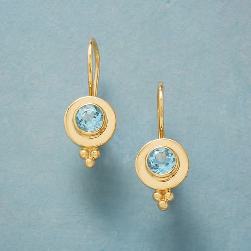 BURST OF BLUE EARRINGS view 1