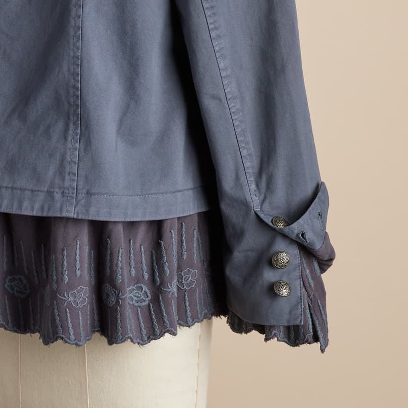 Irene Ruffle Jacket, Petite View 5