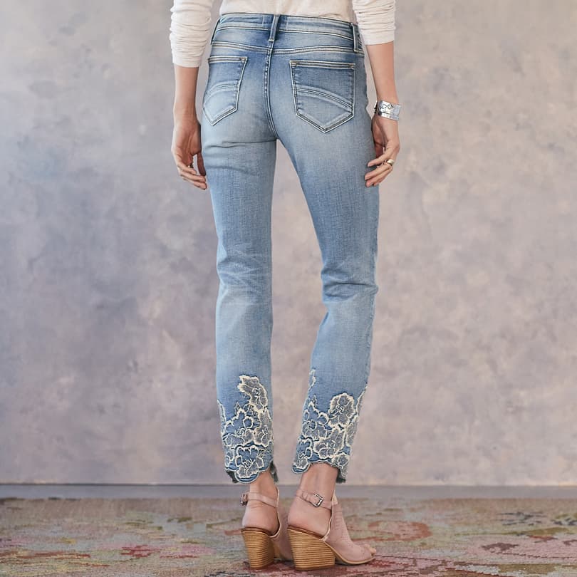COLETTE PRESSED FLOWERS JEANS view 1