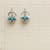 TAOS TURQUOISE EARRINGS view 1