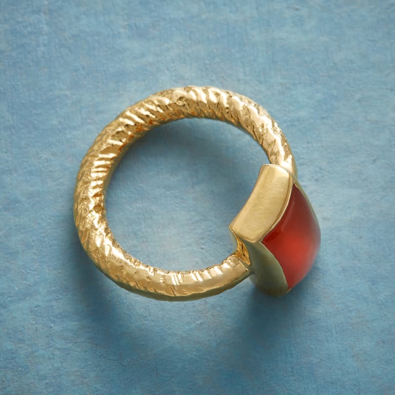 CRIMSON SPARK RING view 1