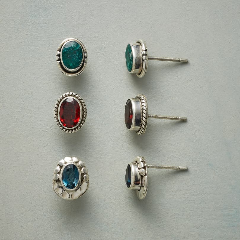 GEMSTONE ANTHOLOGY EARRING TRIO view 1