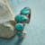 1970S BLUE GEM TURQUOISE CUFF view 1