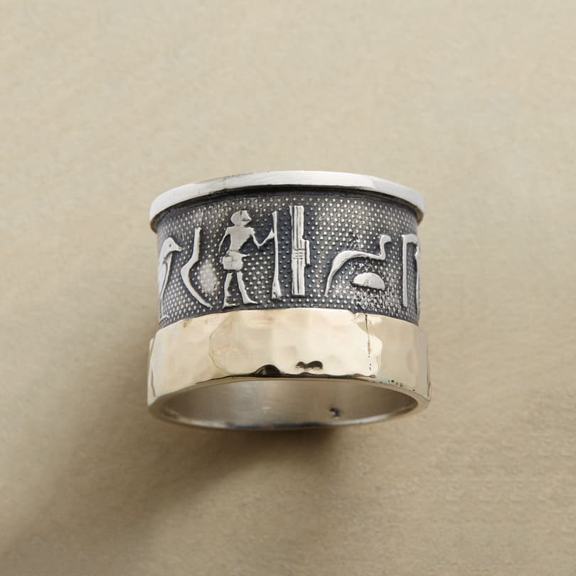 HIEROGLYPH RING view 1