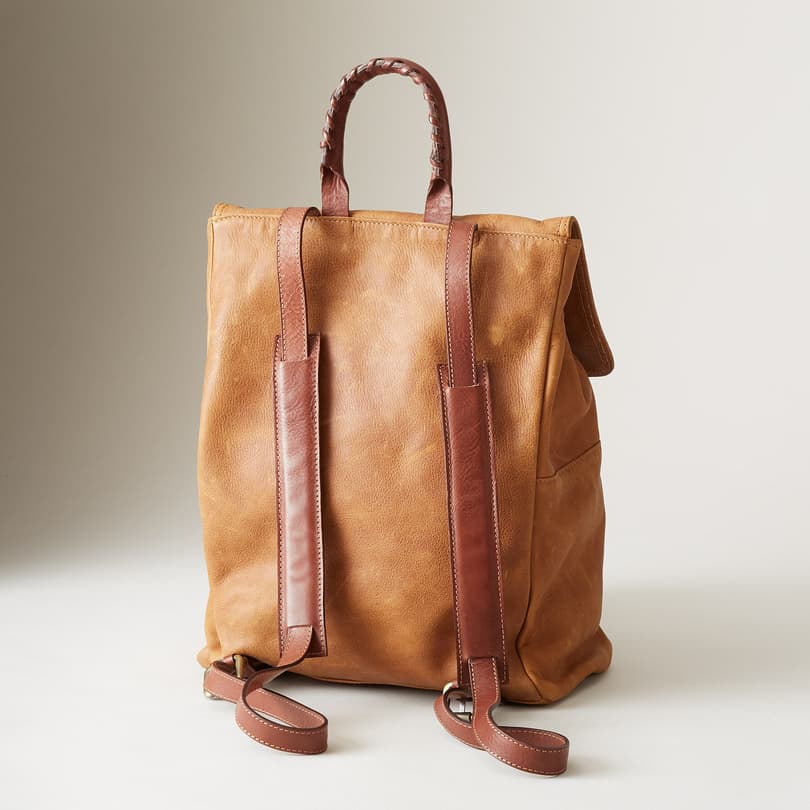 LEATHER SIMPLICITY BACKPACK view 1