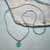 TURQUOISE TAB NECKLACE view 1