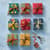 FESTIVE MIX WRAPPING PAPER, SET OF 8 view 1