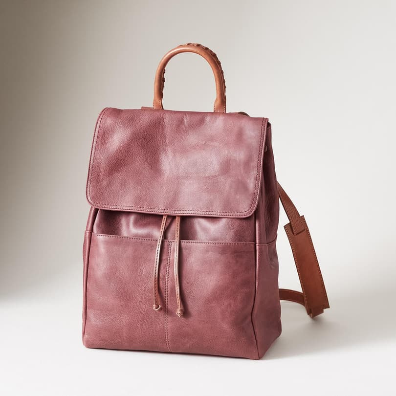 LEATHER SIMPLICITY BACKPACK view 1