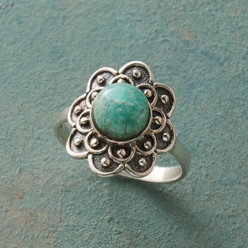 Amazonite Blossom Ring View 1