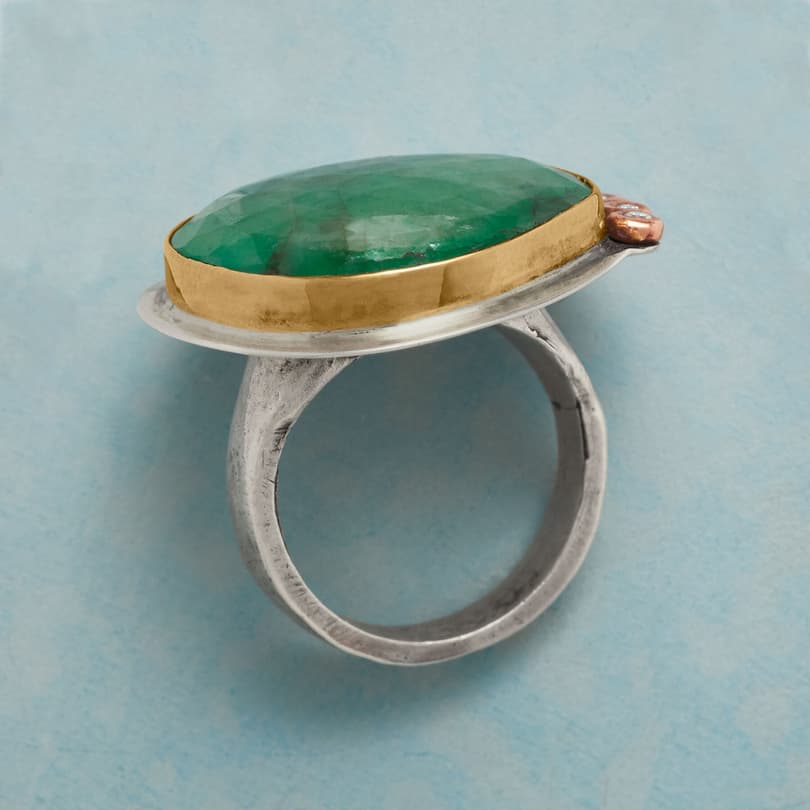 COLOSSAL EMERALD RING view 1