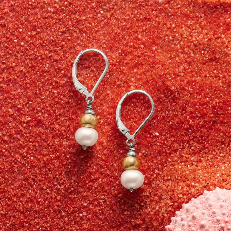 Pearl Poetry Earrings View 3