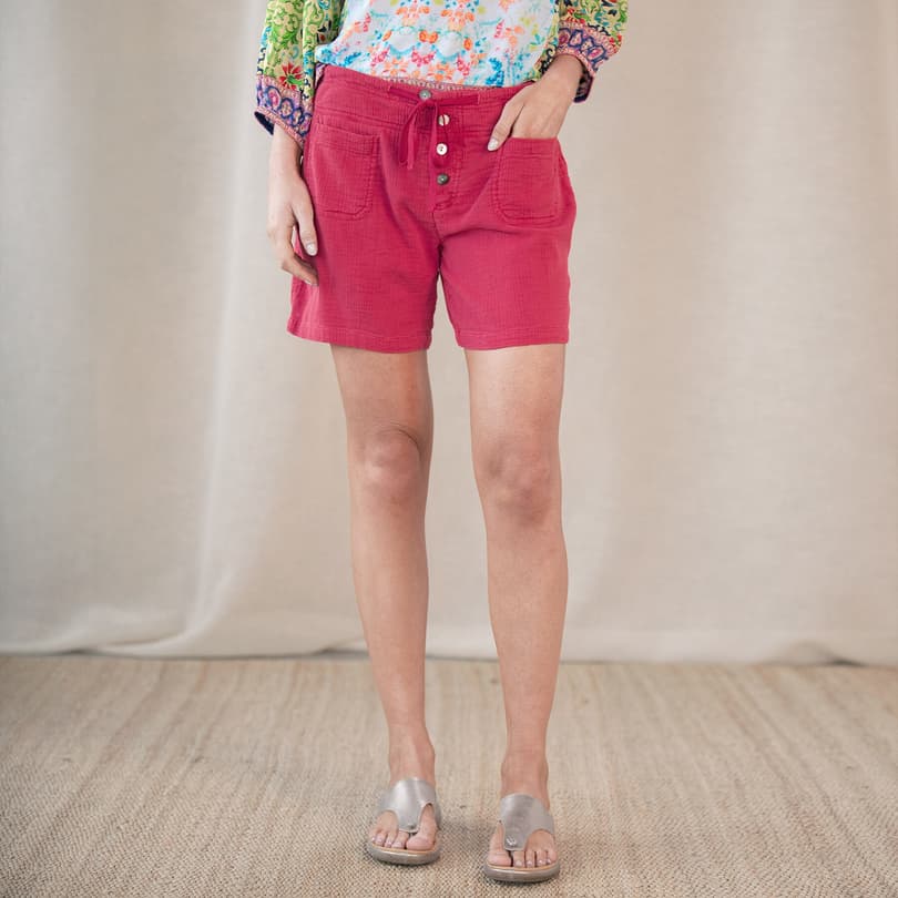 Gigi Gauze Shorts | Sundance Catalog