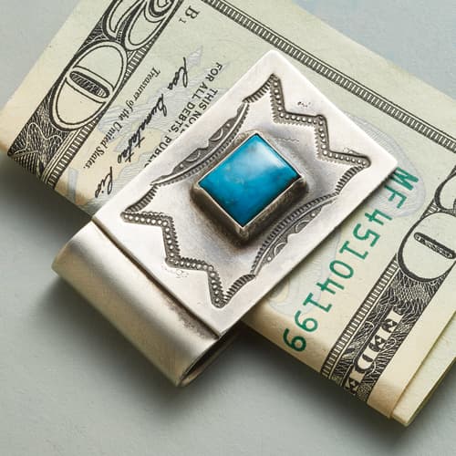 TURQUOISE TRAILS MONEY CLIP view 1