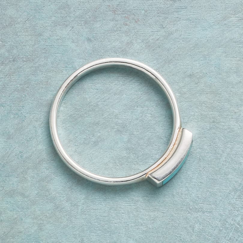 SLIMLINE TURQUOISE RING view 1