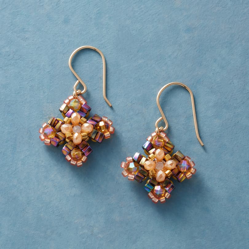 Peach Blossom Earrings