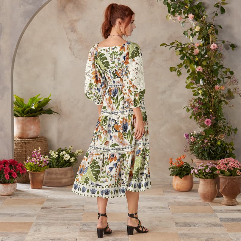 Summer Garden Midi Dress