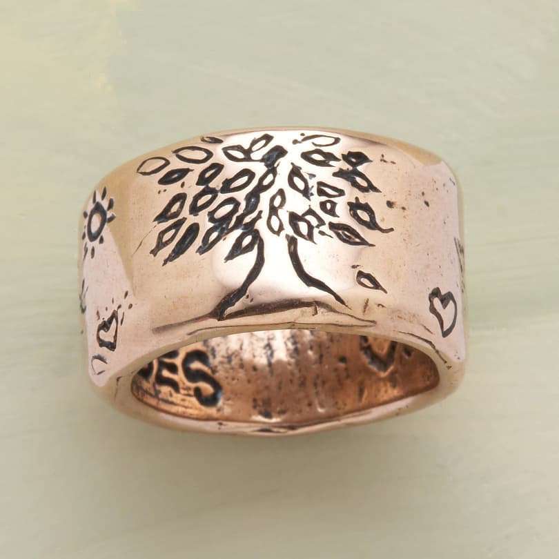 ROSE GOLD STRENGTH RING view 1