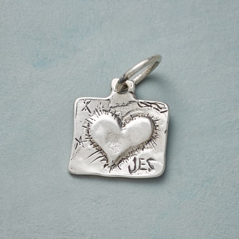 ANGEL OF MERCY SILVER CHARM view 1