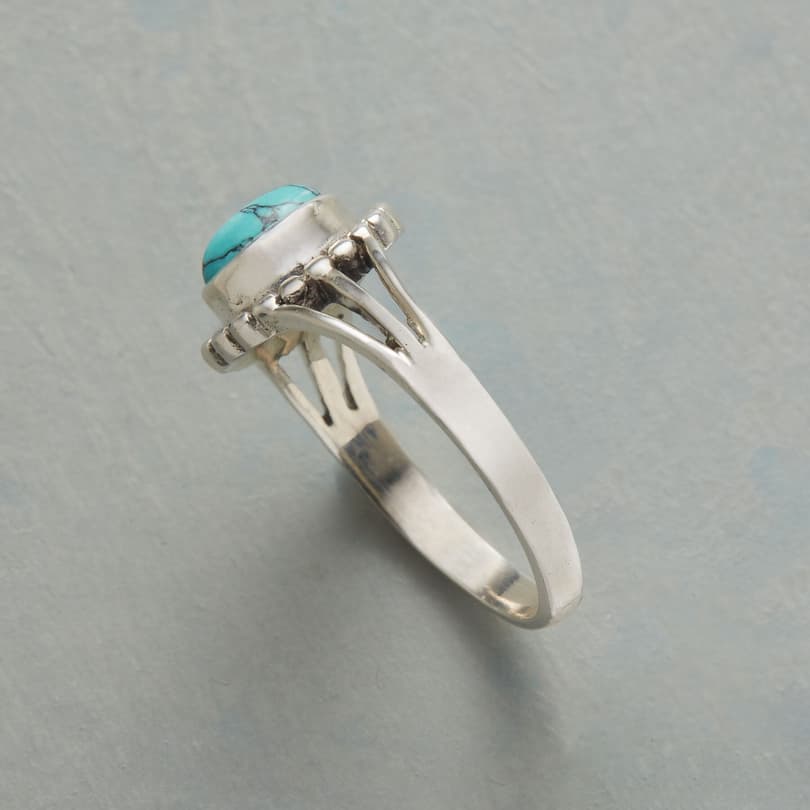 TURQUOISE SOLO RING view 1