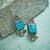 STUDY IN BLUE TURQUOISE EARRINGS view 1