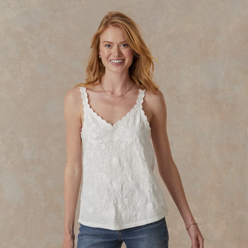 Marcy Embroidered Camisole View 4