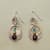 CIRCLES AND STONES EARRINGS view 1
