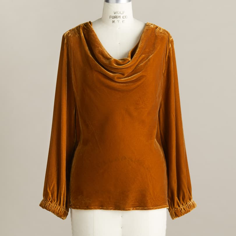 Ophelia Velvet Top - Petites View 2