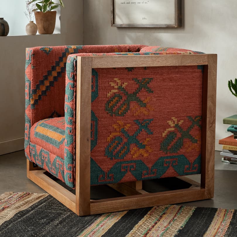 Kilim fabric chairs hot sale