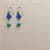 Lucky Lapis Earrings View 2