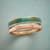 GREEN & GOLDEN RINGS, SET OF 2 view 1