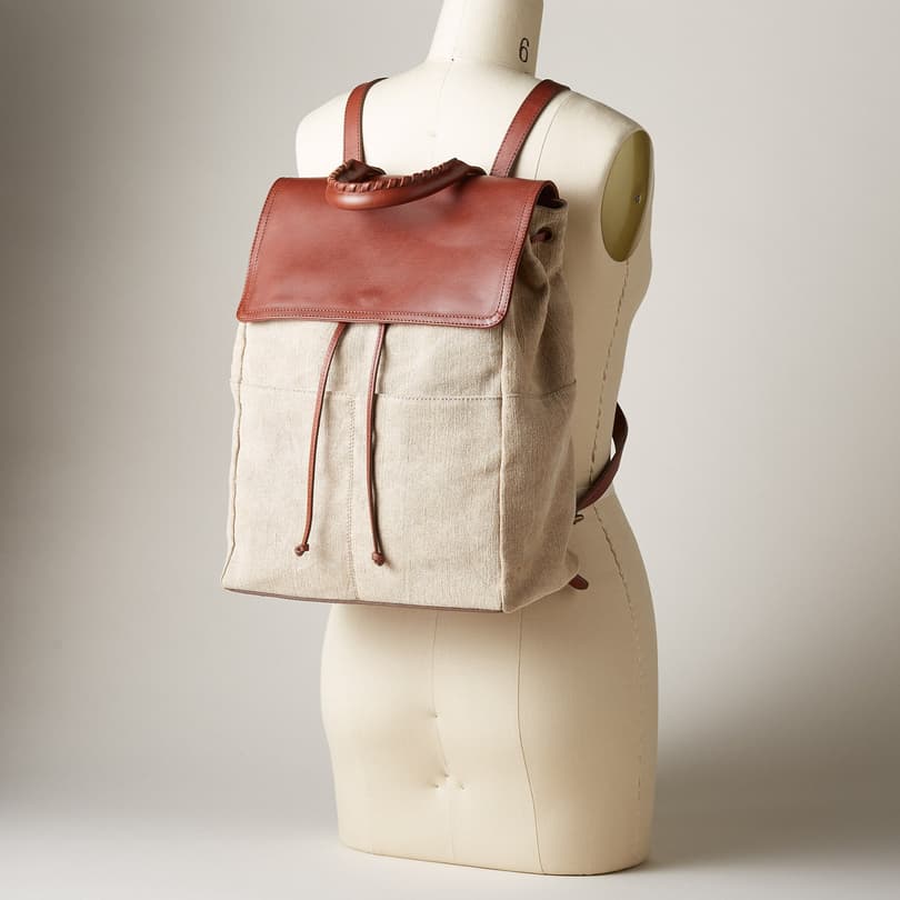 LINEN SIMPLICITY BACKPACK view 3