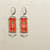 RED SKY EARRINGS view 1