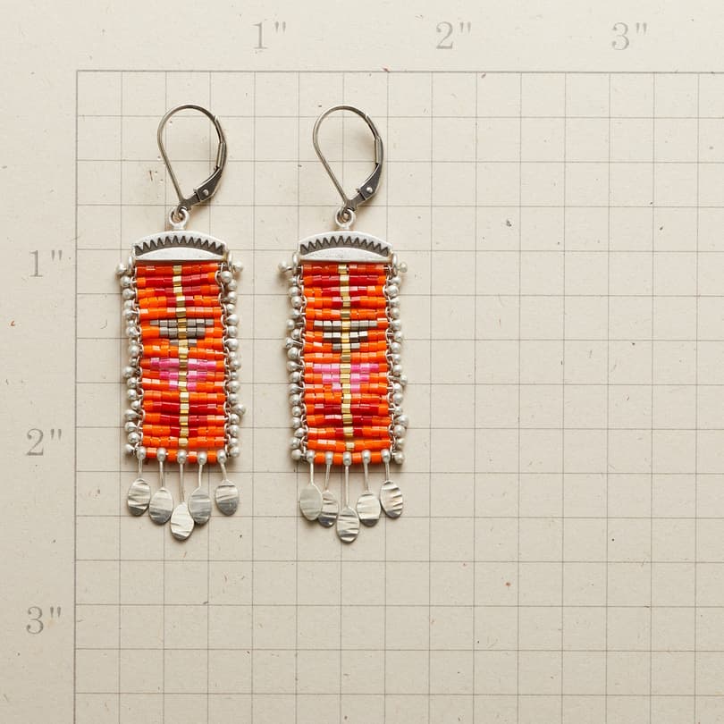 RED SKY EARRINGS view 1