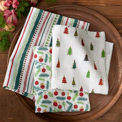 Happy Holidays Towel Set