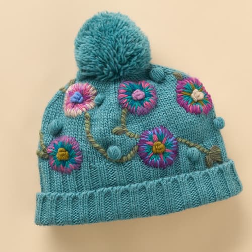 Tranquil Blooms Beanie