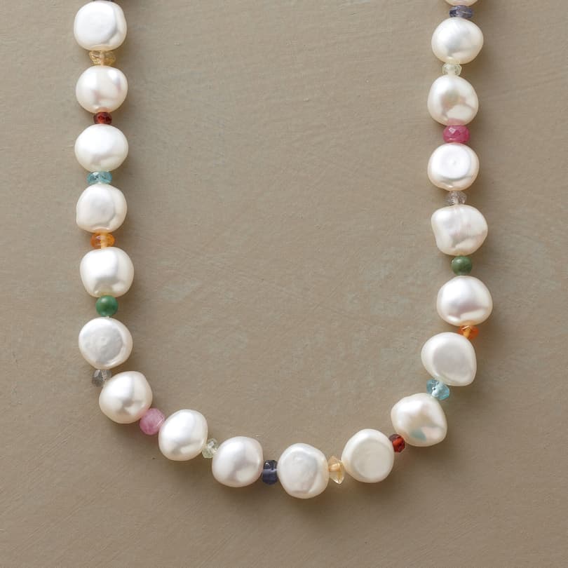 PEARL RAINBOW NECKLACE view 1