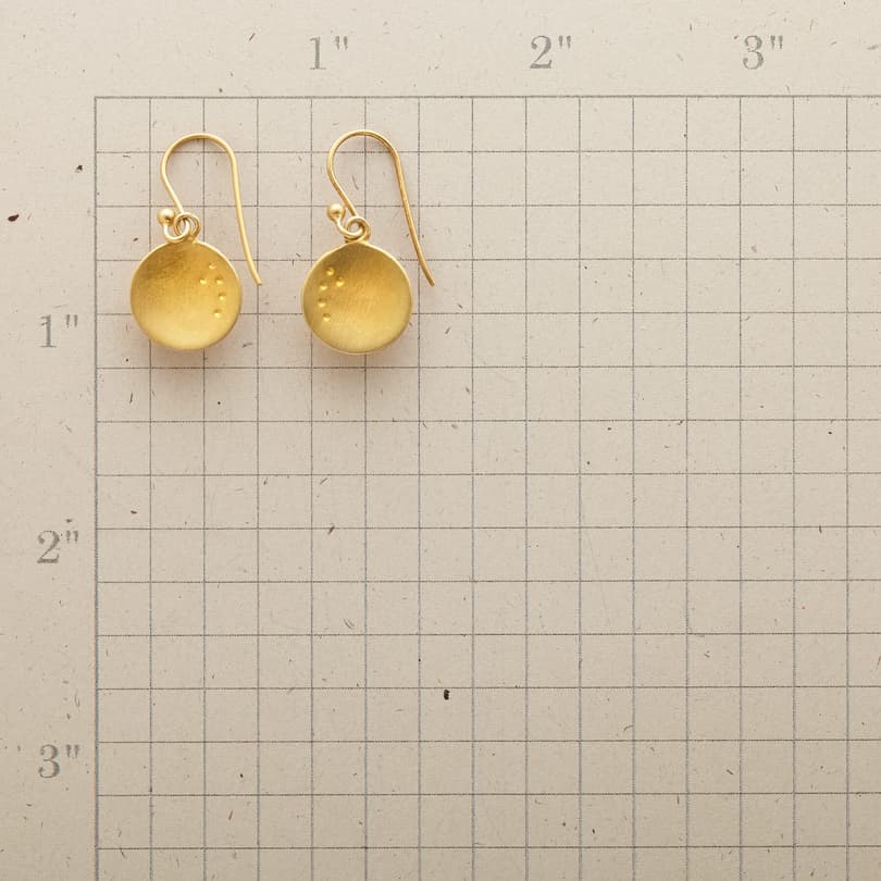 DOTTED DISC EARRINGS view 1