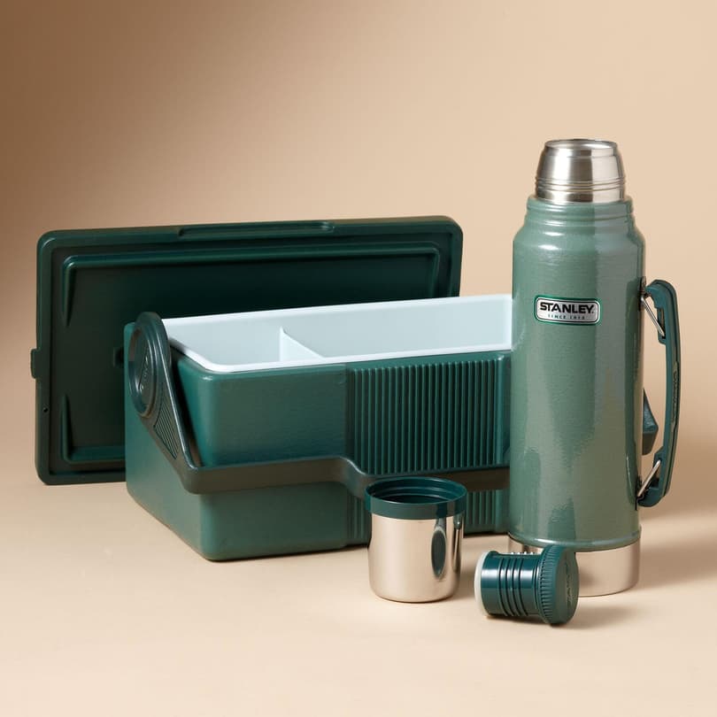 Classic Heritage Lunch Box with Thermos Bottle