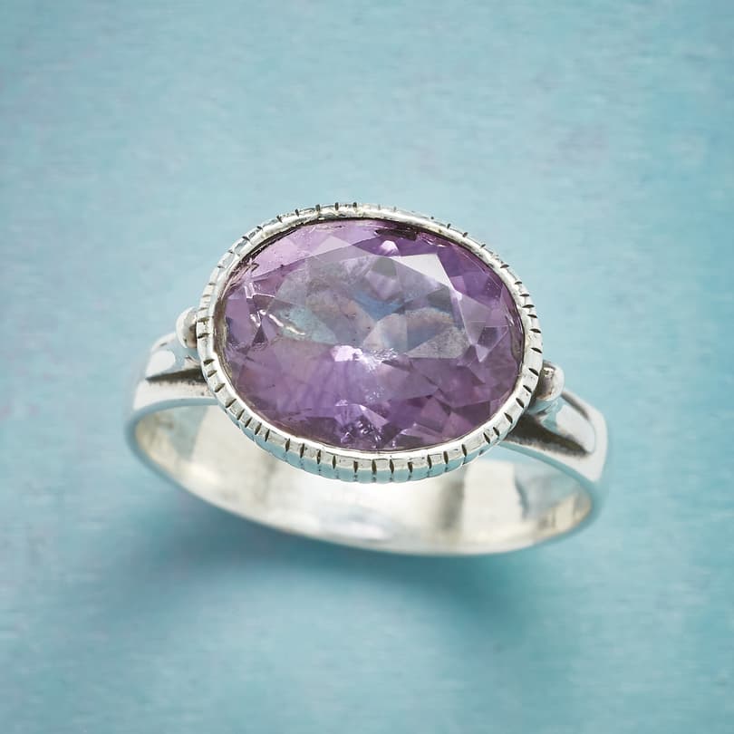 AMETHYST CHALICE RING view 1