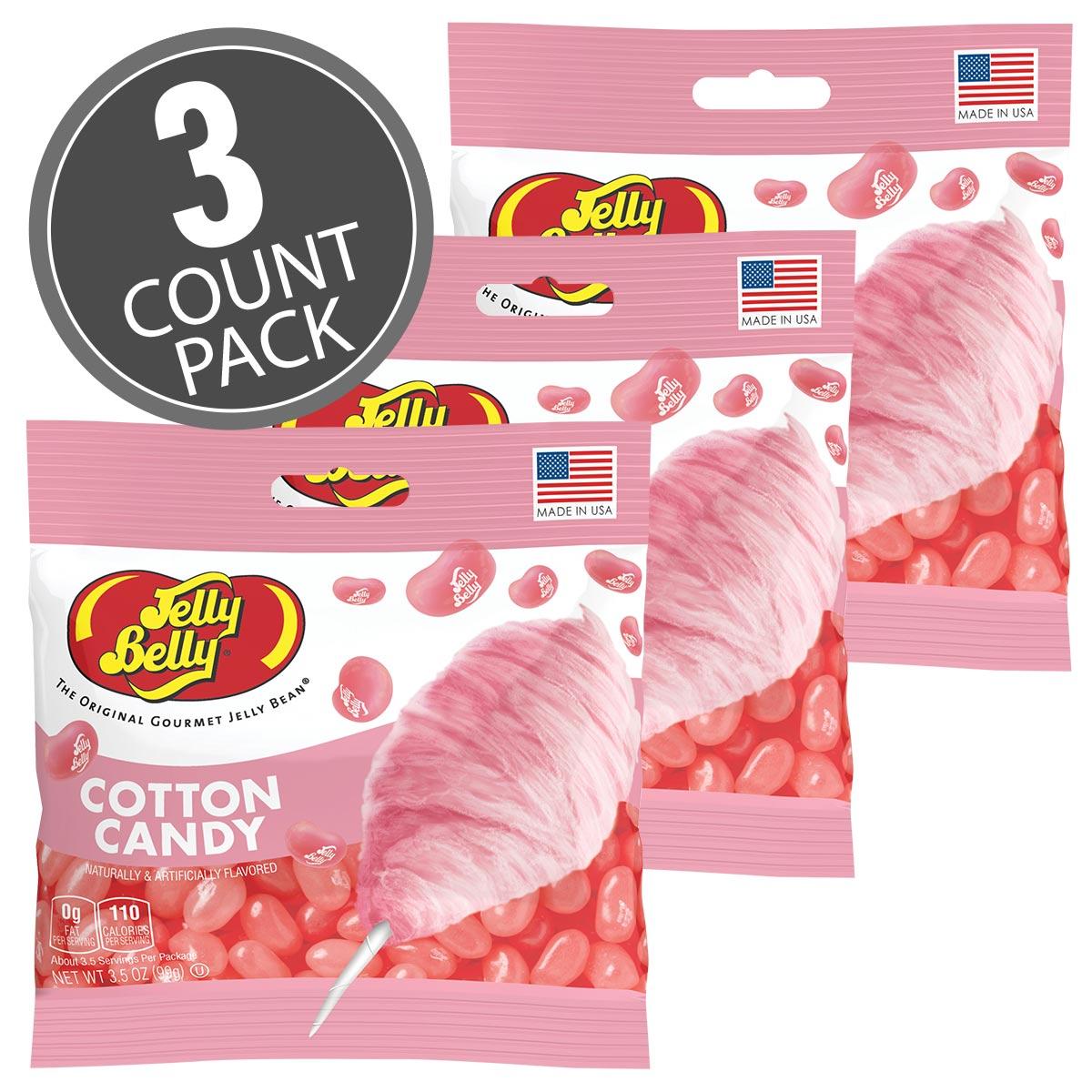 Cotton Candy Jelly Beans 3.5 oz Bag 3 Pack