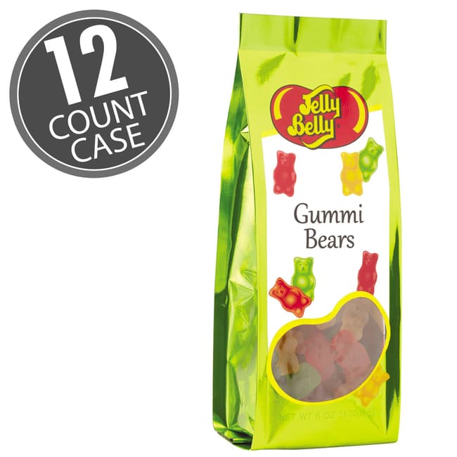 Gummi Bears 6 oz Gift Bags 12Count Case