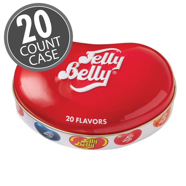 20 Assorted Jelly Bean Flavors Bean Tin  1.7 oz - 20 Count Case