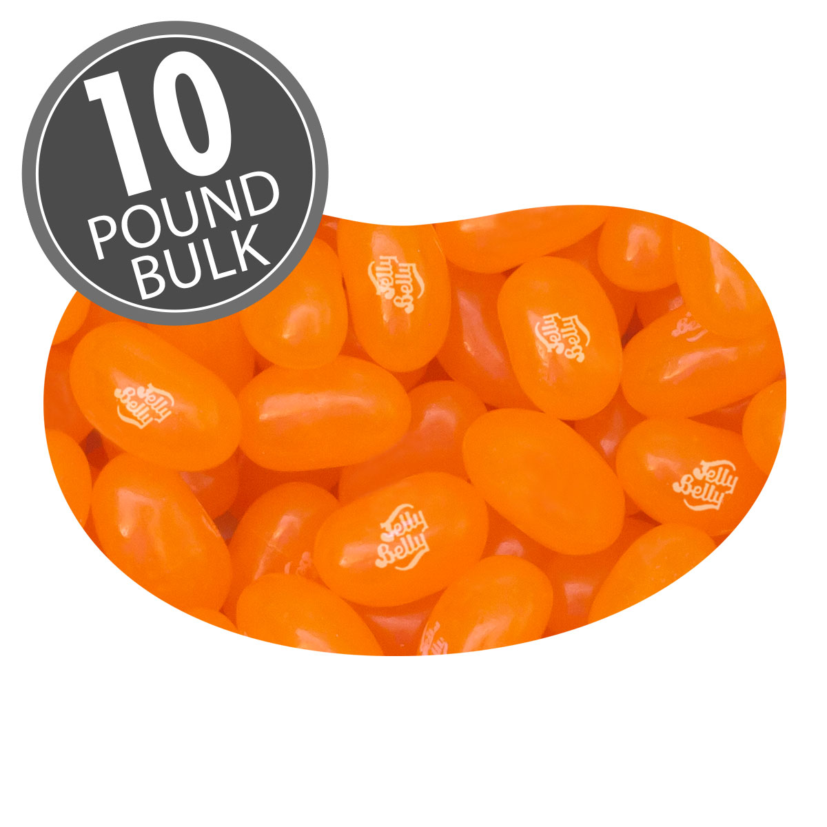 Sunkist® Tangerine Jelly Beans - 10 lbs bulk