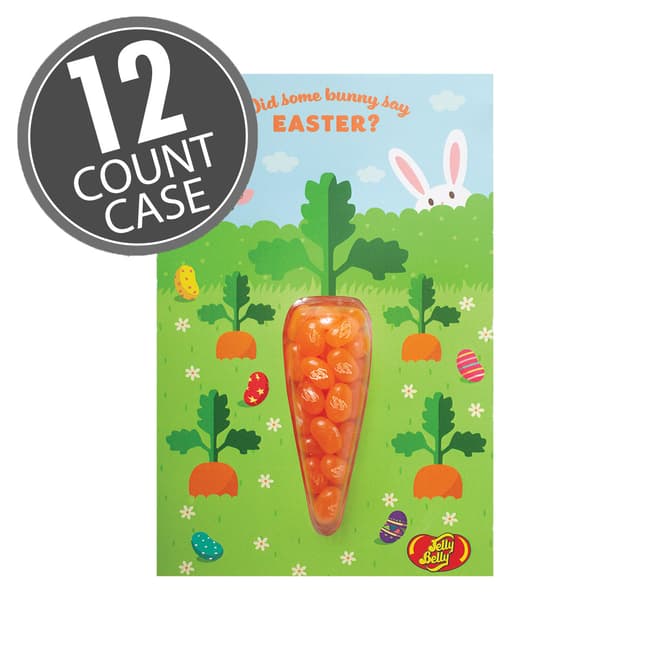 Jelly Belly Easter Carrot Greeting Card - 1 oz - 12-Count Case