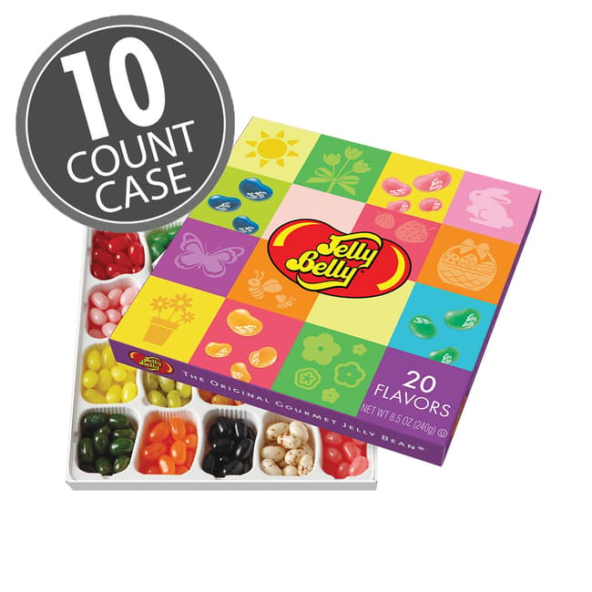 Jelly Belly 20-Flavor Spring Gift Box, 10-Count Case