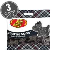 Scottie Dogs Black Licorice 2.75 oz Grab & Go® Bag - 3 Count Pack